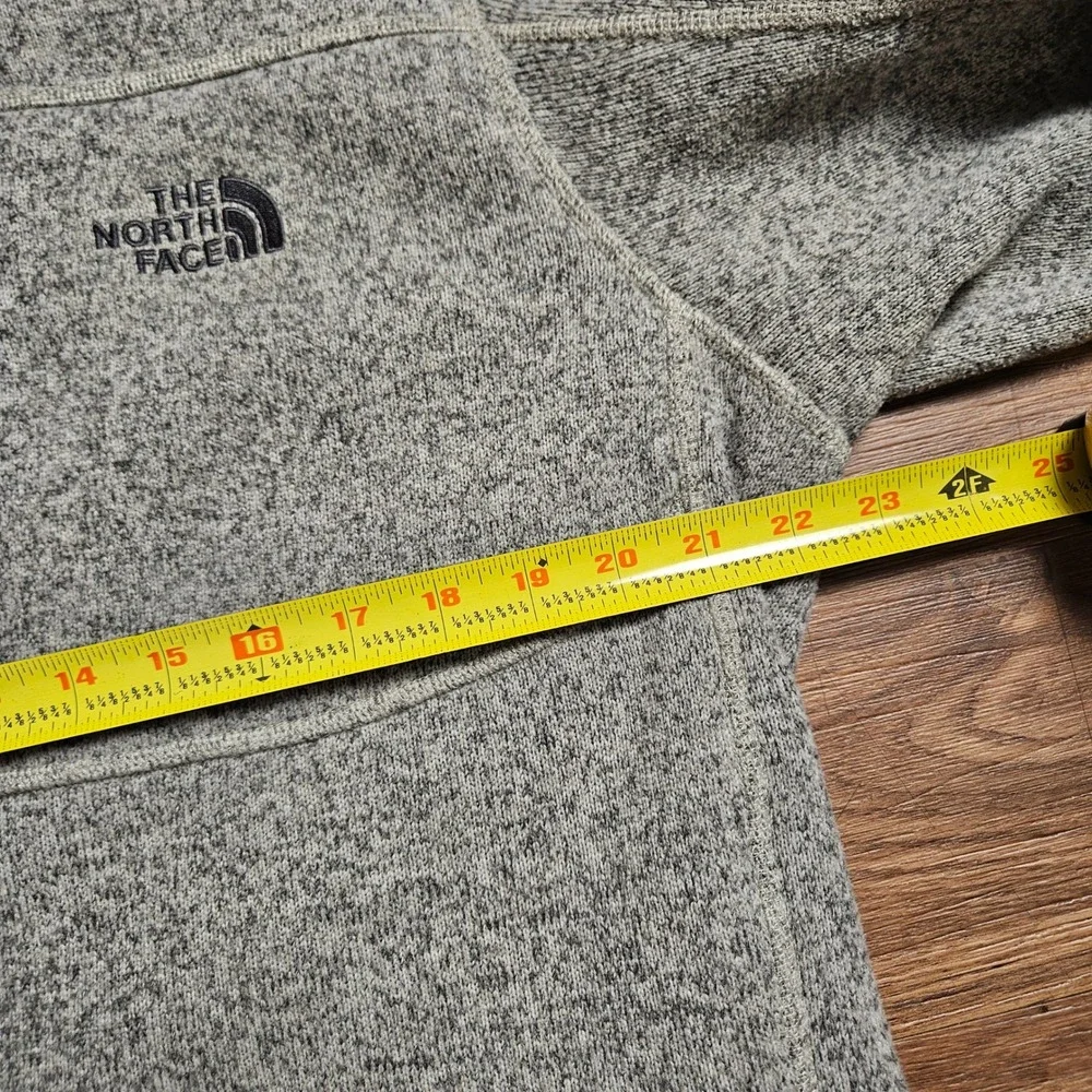 The North Face Gordon Lyons 1/4 Zip Fleece Pullover‎ L Heather Gray Gorpcore